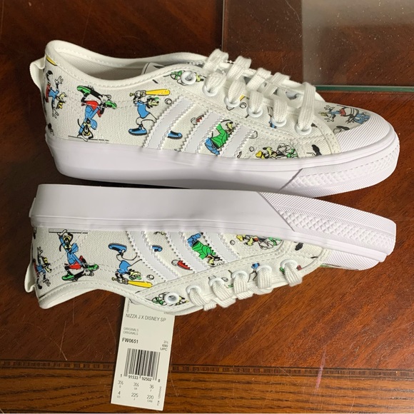 NWT Adidas Nezza  X Disney Sporty Goofy Sneakers - Picture 8 of 13